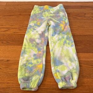 T&B Girl’s Green Tye Dye Pajama Pants Size S